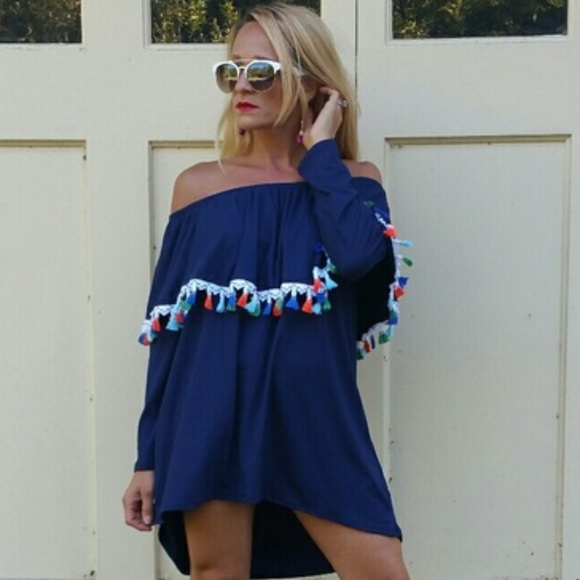 BOHO DOLLZ Tunic Top / Mini Dress - Picture 2 of 4